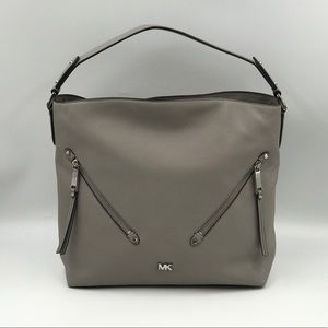 Michael Kors Evie pebbled leather shoulder bag
